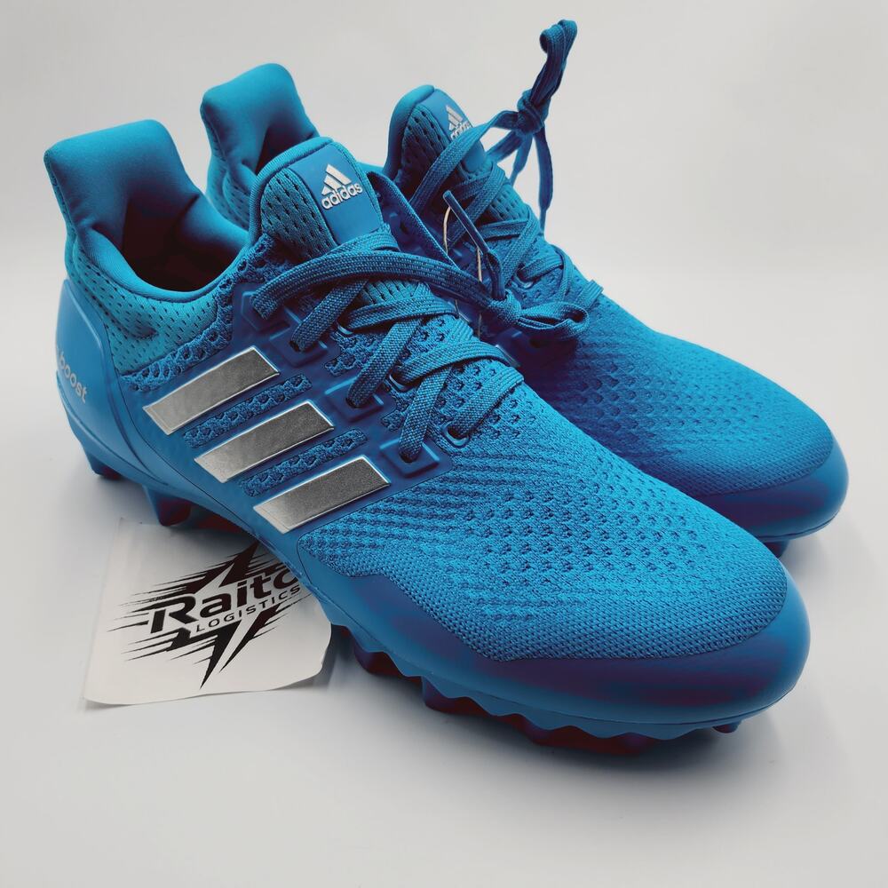 Mens Size 11 Adidas Soccer Cleats Ultraboost Athletic Solar Blue Silver JP7412